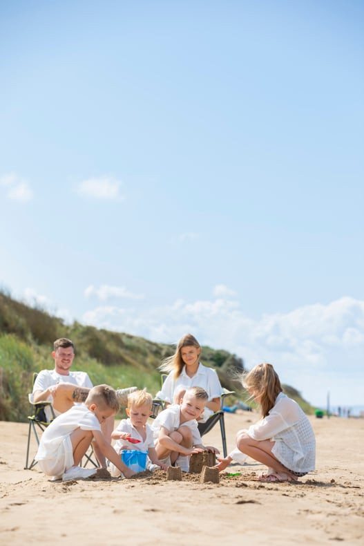 holiday in Brean beach