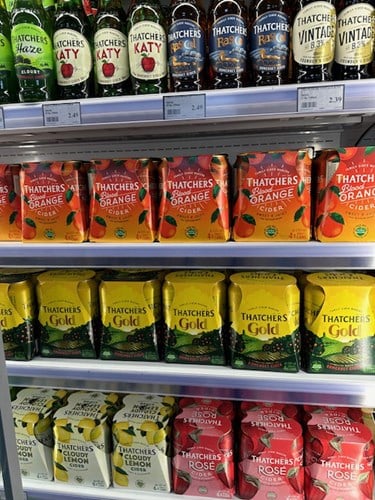 locally sourced products at Holiday Resort Unity supermarket